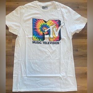 MTV Vibrant Tie-Dye Logo Tee